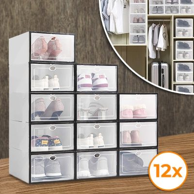 Kuti plastike për këpucë (12 copë) | SHOEZY