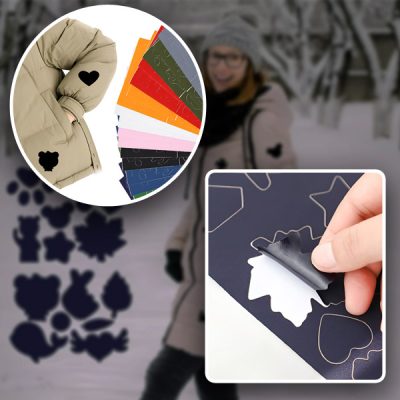 Topa riparuese ngjitëse në pëlhurë (8x ngjyra të ndryshme) | ZAKRPKA